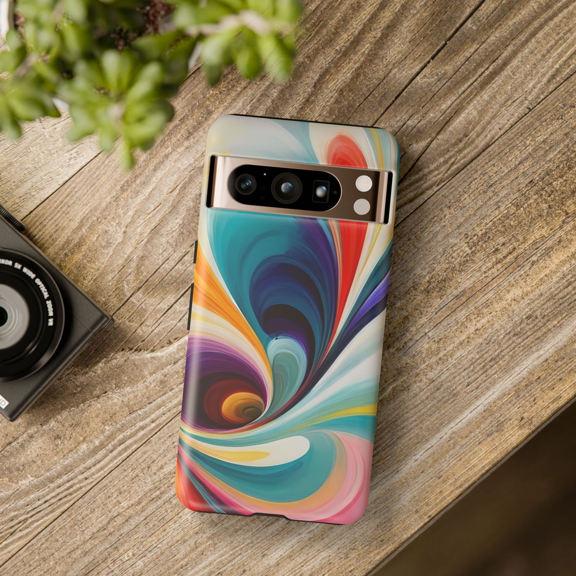 Abstract Elegance Custom Phone Case for Google Pixel 8 Pro, Pixel 8, Pixel 7, Pixel 6 Pro, Pixel 6, Pixel 5 5G - Designed by Thalia