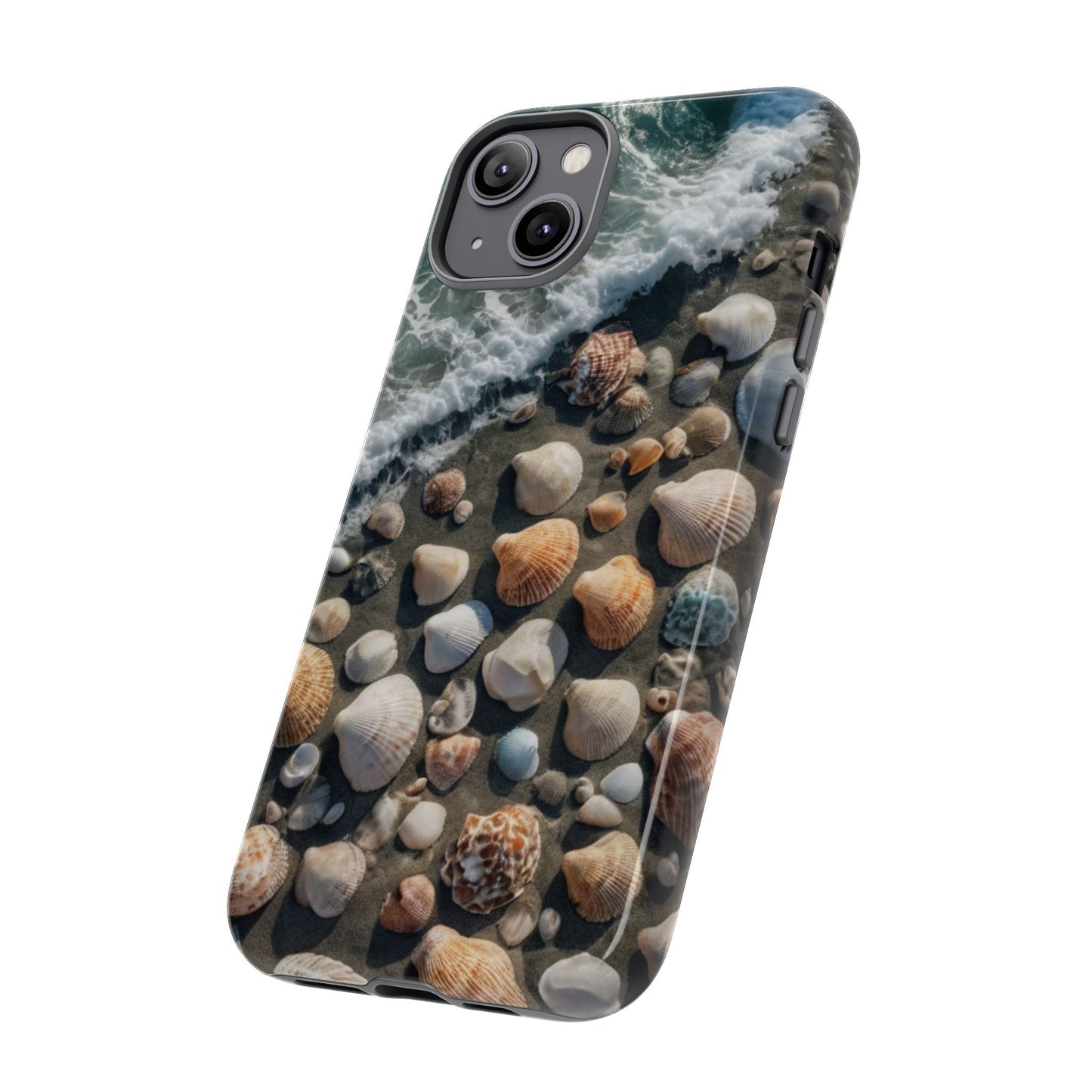 She Sells Sea Shells Phone Case for iPhone 8–16 Pro Max, Pixel 5–8 Pro, Galaxy S10–S24 Ultra - Designed by Thalia