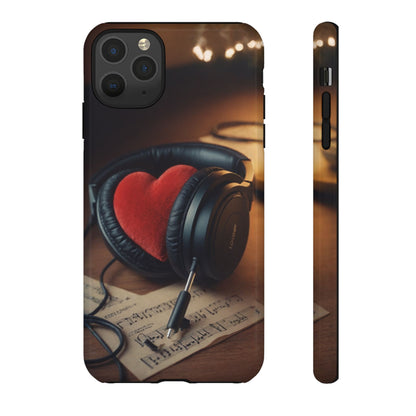 Love Key Phone Case for iPhone 8–16 Pro Max, iPhone 8 Plus–13 Mini, iPhone XS–XS Max, iPhone 11–14 Pro Max - Designed by Thalia