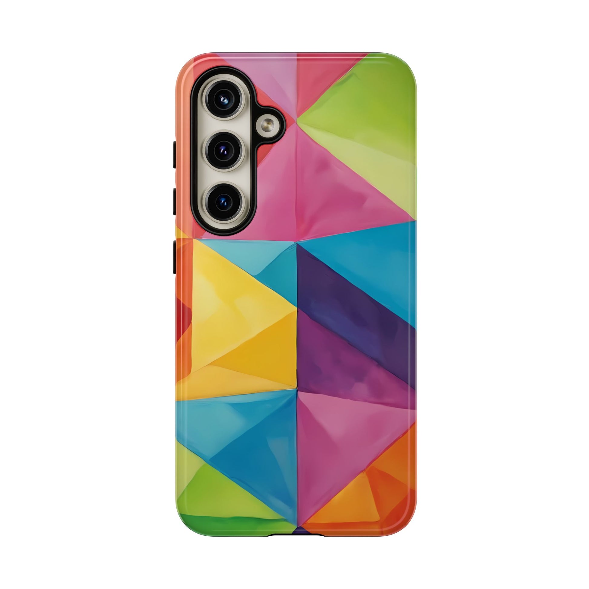 Geometric Play Phone Case for iPhone 8–16 Pro Max, Pixel 5–8 Pro, Galaxy S10–S24 Ultra - Designed by Thalia