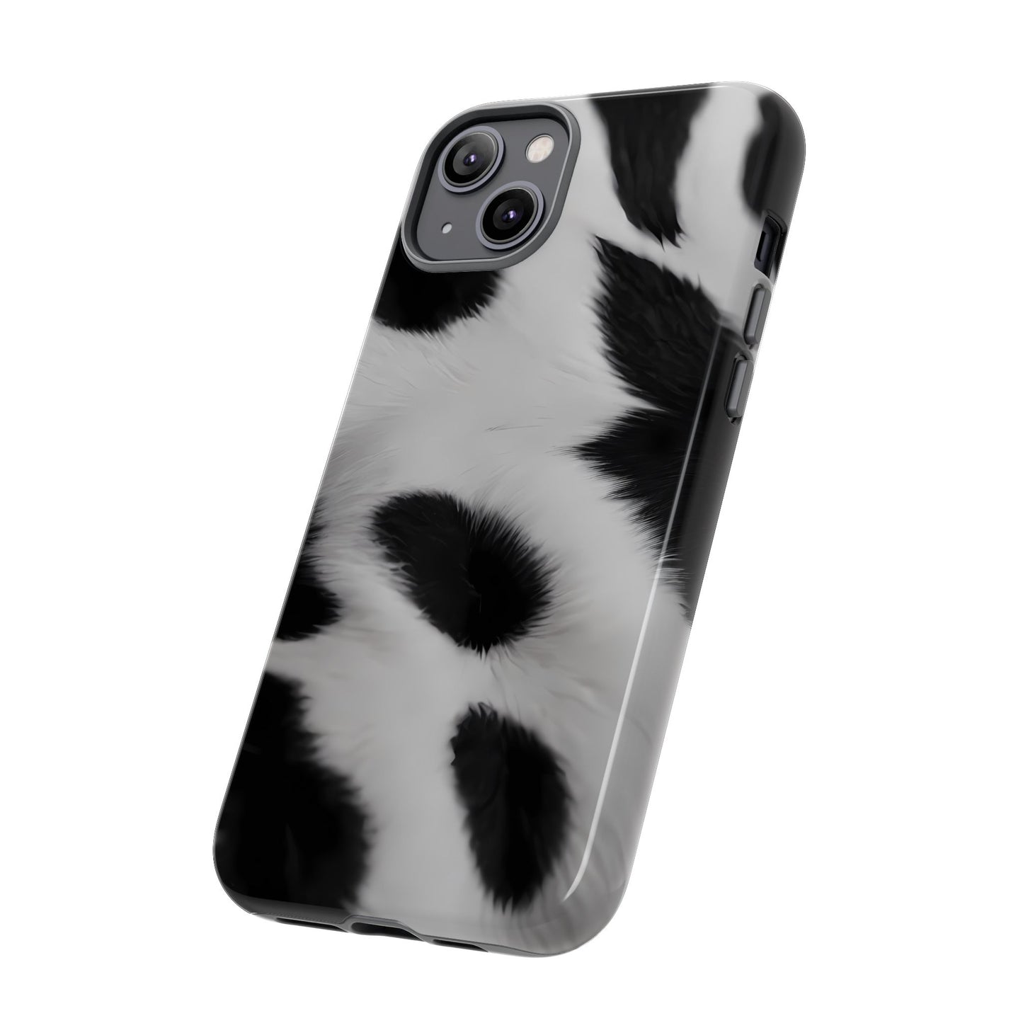 Chic Bovine Elegance Phone Case for iPhone 8–16 Pro Max, Pixel 5–8 Pro, Galaxy S10–S24 Ultra - Designed by Thalia