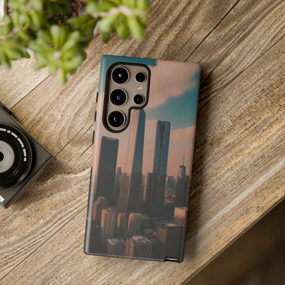 City Skylines Custom Phone Case for Samsung Galaxy S10–S10 Plus, S20–S20 Ultra, S21, S22, S23, S24 Ultra - Designed by Thalia