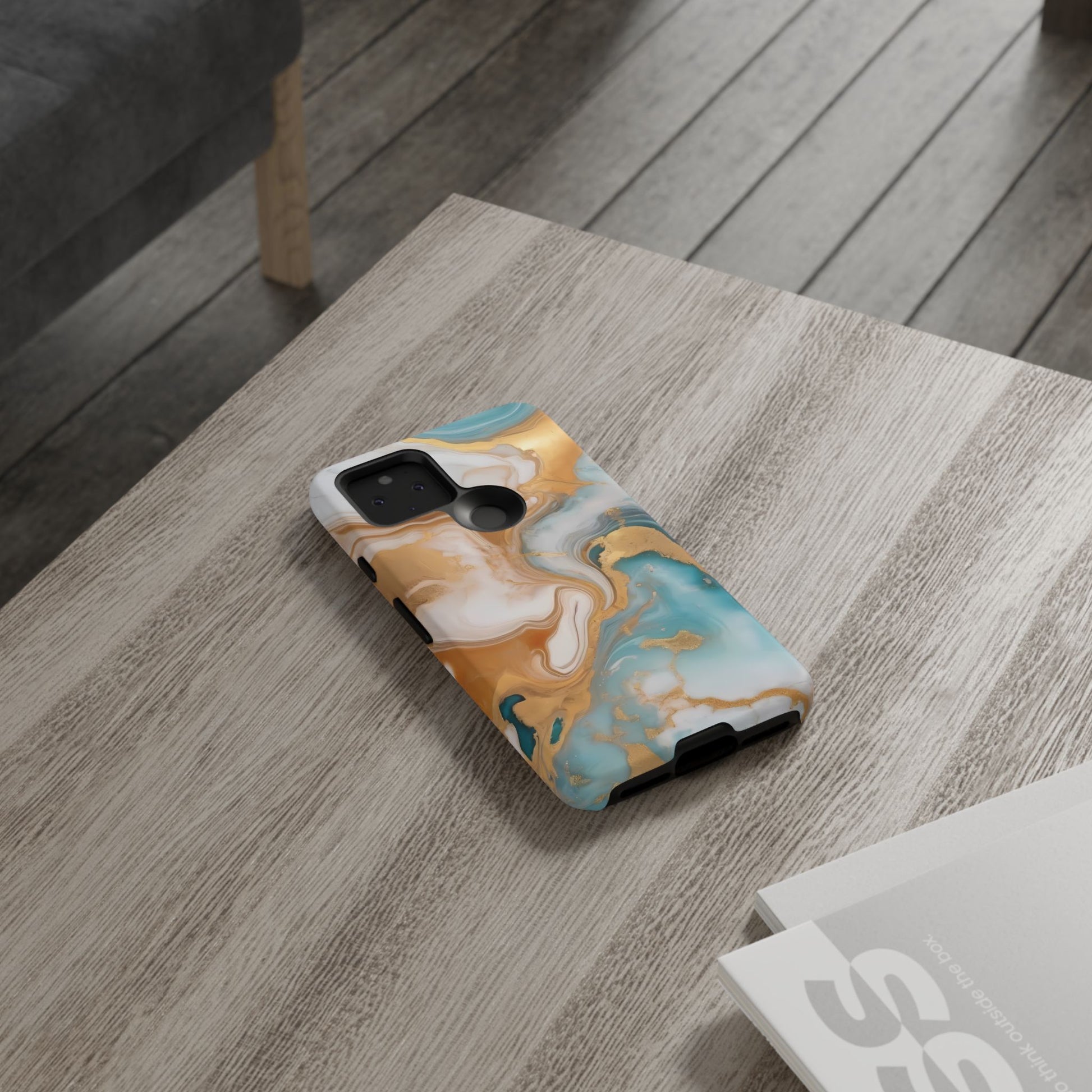 Marble Hues Phone Case for iPhone 8–16 Pro Max, Pixel 5–8 Pro, Galaxy S10–S24 Ultra - Designed by Thalia