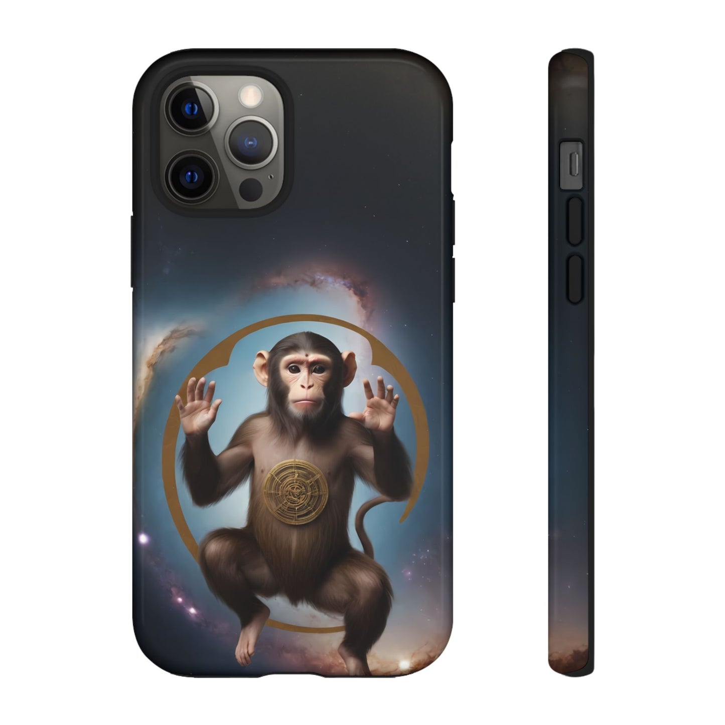 Chinese Zodiac Monkey Phone Case for iPhone 8–16 Pro Max, iPhone 8 Plus–13 Mini, iPhone XS–XS Max, iPhone 11–14 Pro Max - Designed by Thalia