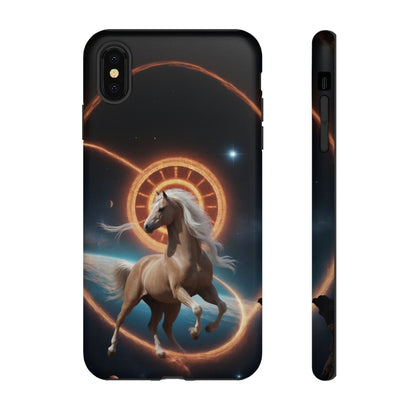 Chinese Zodiac Horse Custom Phone Case for iPhone 8–16 Pro Max, Pixel 5–8 Pro, Galaxy S10–S24 Ultra - Designed by Thalia