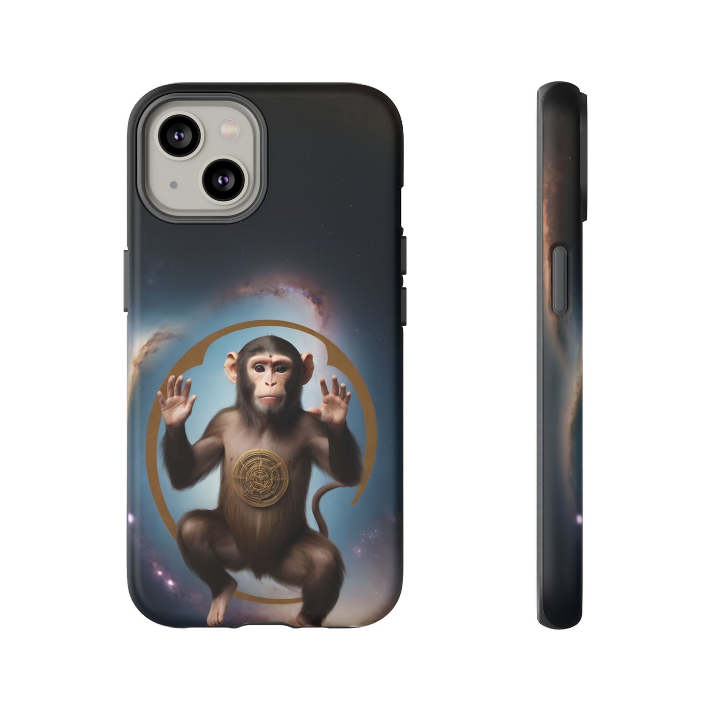 Chinese Zodiac Monkey Custom Phone Case for iPhone 8–16 Pro Max, Pixel 5–8 Pro, Galaxy S10–S24 Ultra - Designed by Thalia