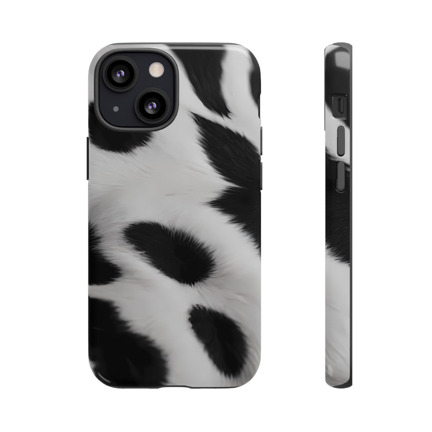 Chic Bovine Elegance Phone Case for iPhone 8–16 Pro Max, Pixel 5–8 Pro, Galaxy S10–S24 Ultra - Designed by Thalia