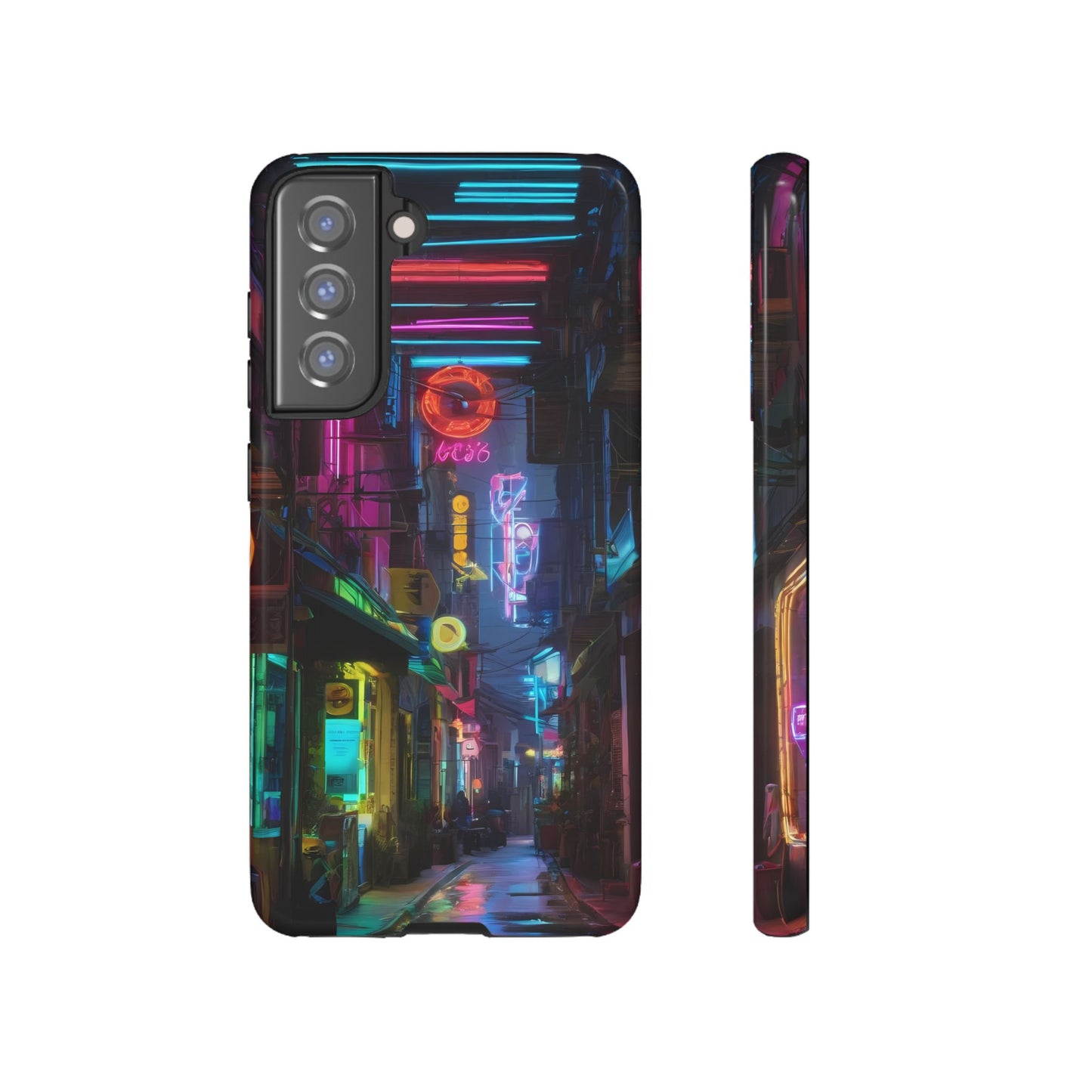 Electric Neon Custom Phone Case for Samsung Galaxy S10–S24 - Designed by Thalia