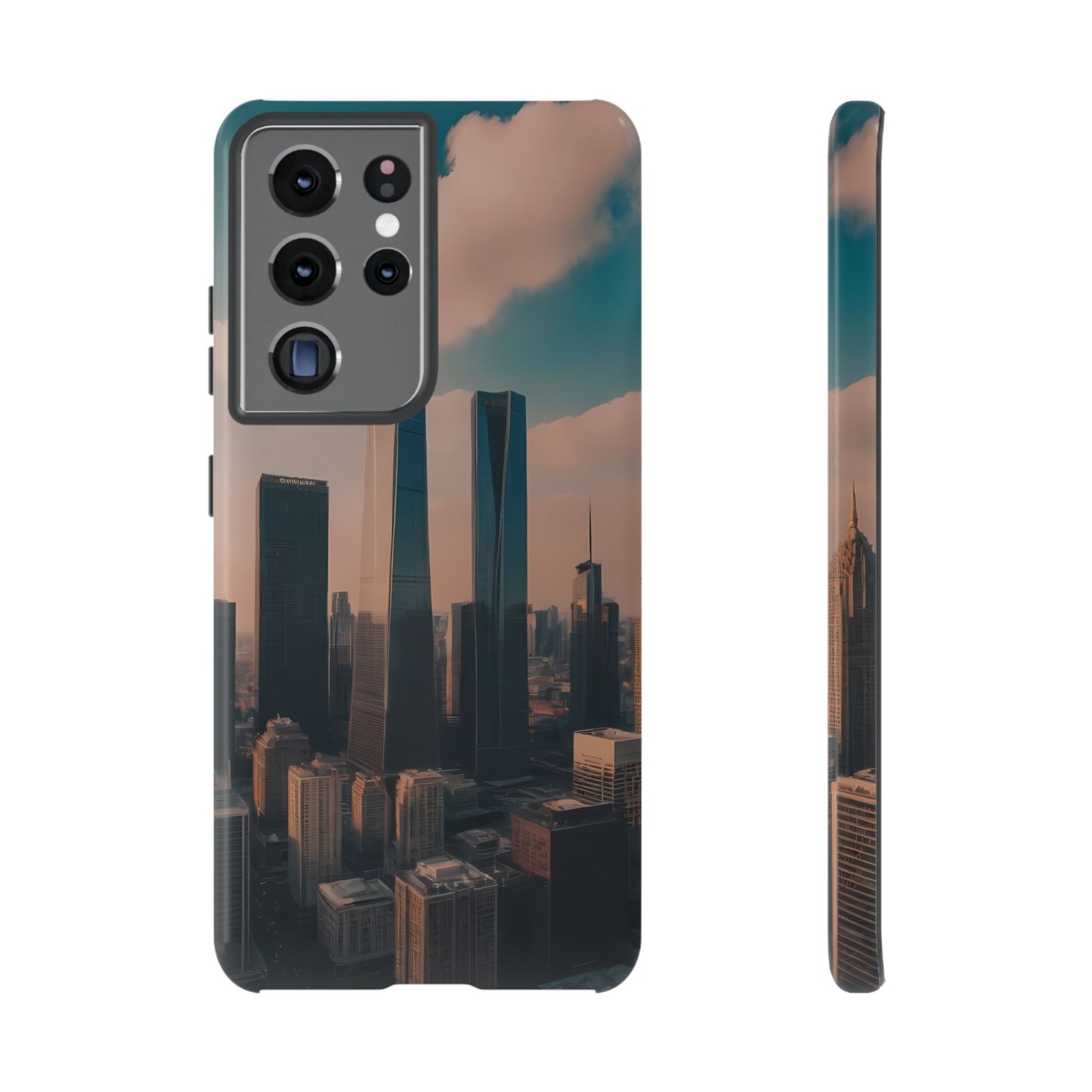 City Skylines Custom Phone Case for Samsung Galaxy S10–S10 Plus, S20–S20 Ultra, S21, S22, S23, S24 Ultra - Designed by Thalia