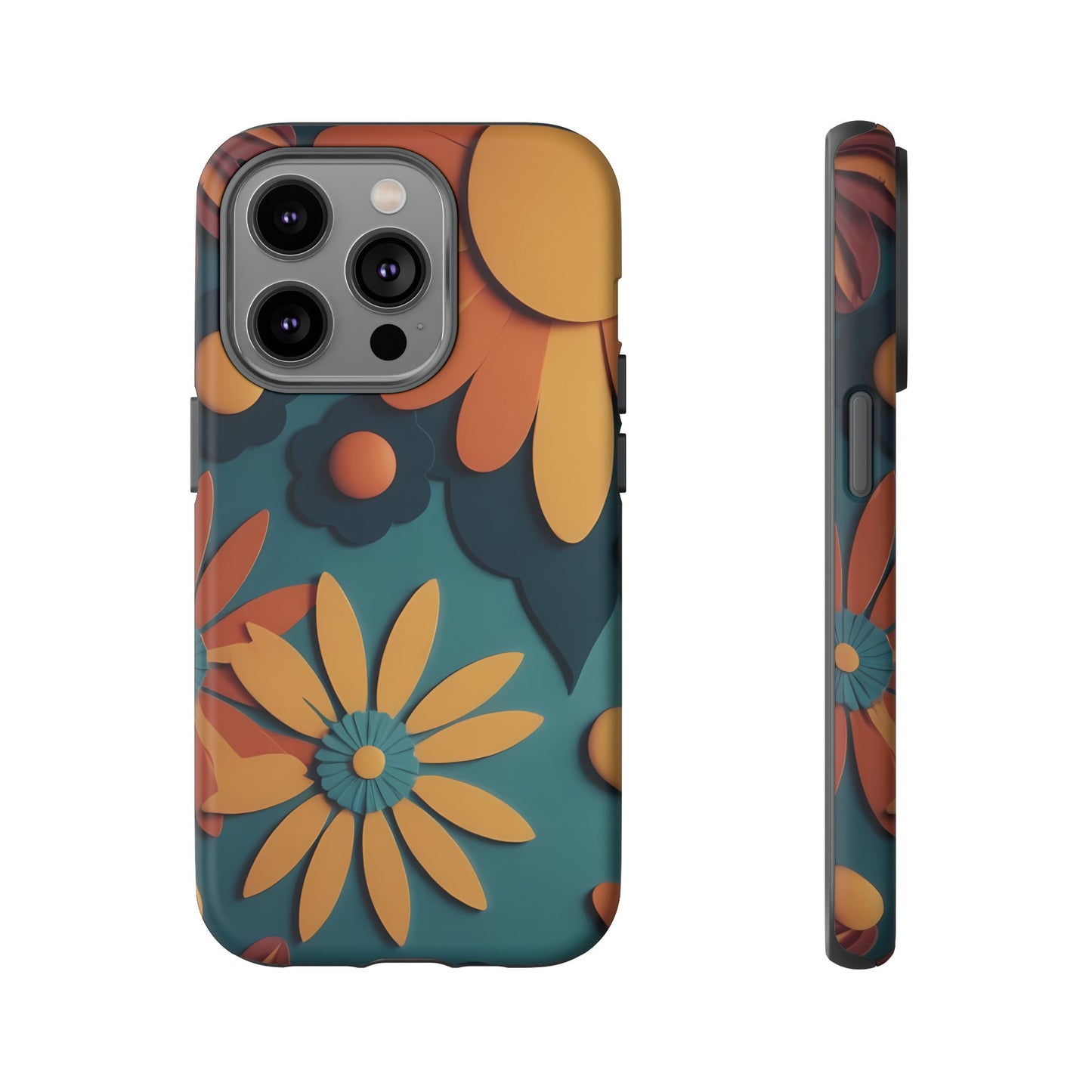 70s Retro Phone Case for iPhone 8–16 Pro Max, Pixel 5–8 Pro, Galaxy S10–S24 Ultra - Designed by Thalia