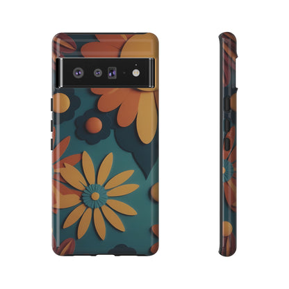 70s Retro Phone Case for iPhone 8–16 Pro Max, Pixel 5–8 Pro, Galaxy S10–S24 Ultra - Designed by Thalia