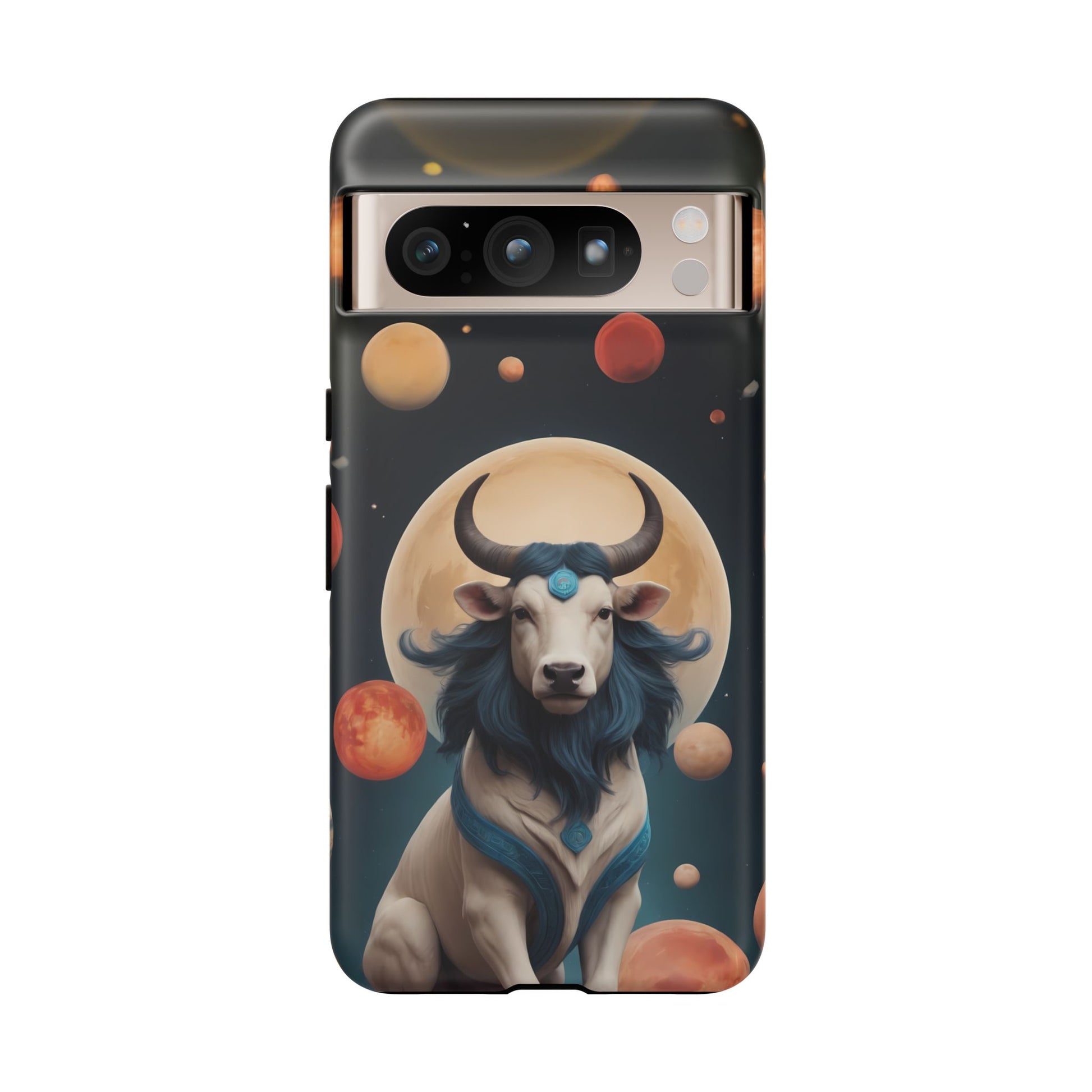 Chinese Zodiac Ox Phone Case for Google Pixel 8 Pro, Pixel 8, Pixel 7, Pixel 6 Pro, Pixel 6, Pixel 5 5G - Designed by Thalia