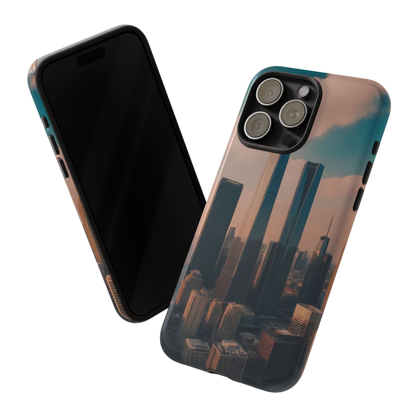 City Skylines Phone Case for iPhone 8–16 Pro Max, iPhone 8 Plus–13 Mini, iPhone XS–XS Max, iPhone 11–14 Pro Max - Designed by Thalia