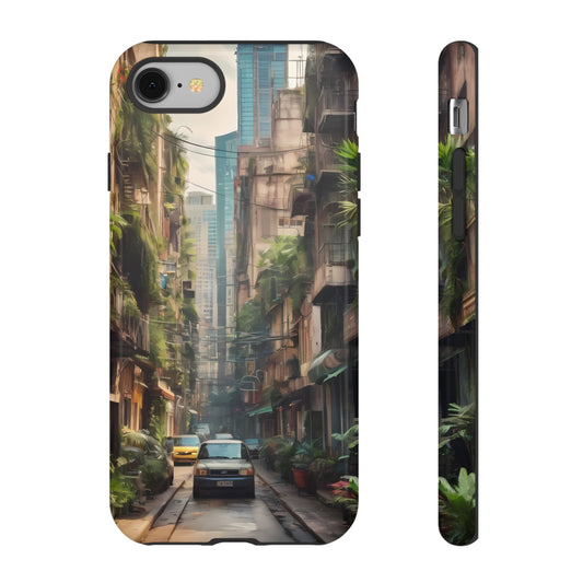 Urban Jungle Phone Case for iPhone 8–16 Pro Max, iPhone 8 Plus–13 Mini, iPhone XS–XS Max, iPhone 11–14 Pro Max - Designed by Thalia