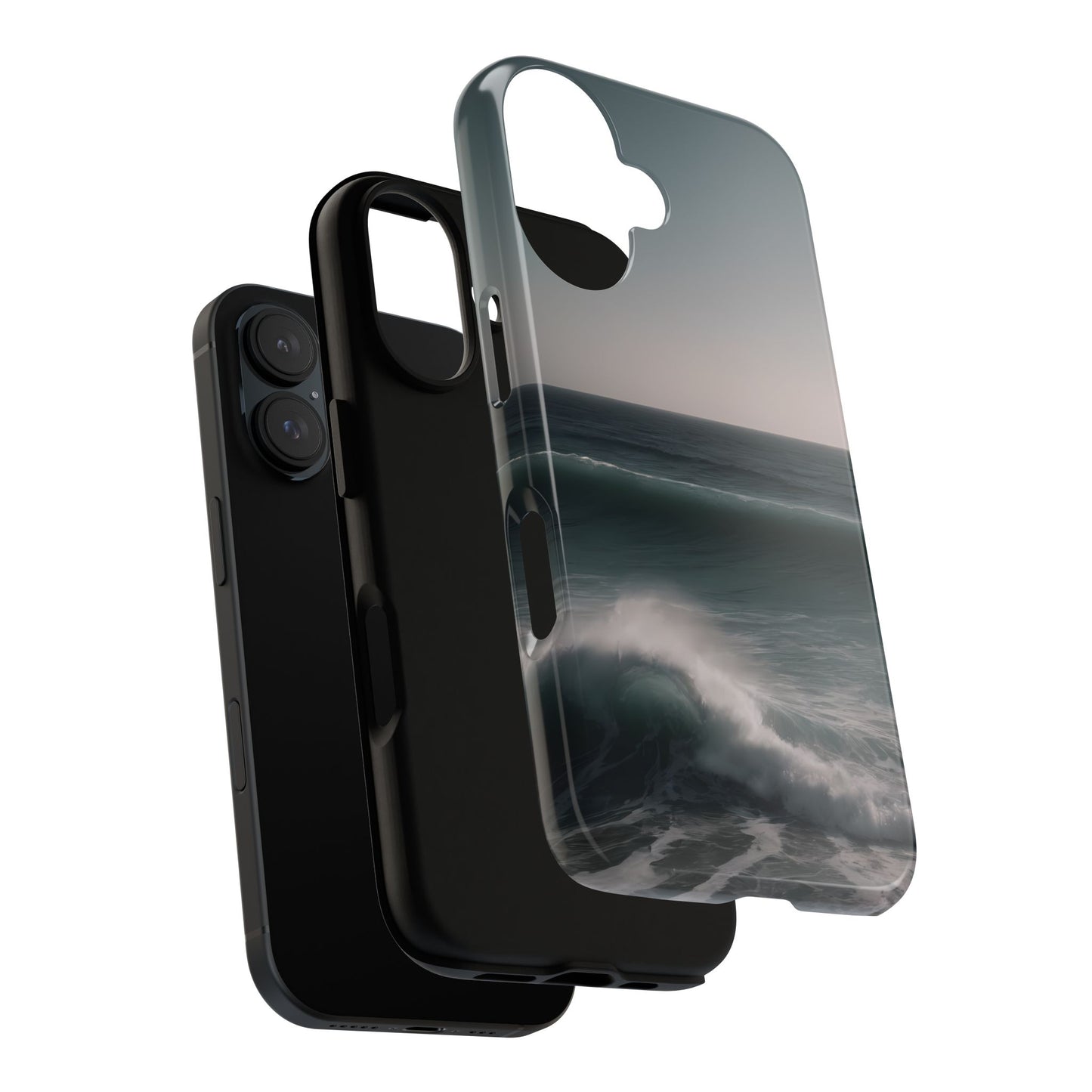 Cool Ocean Phone Case for iPhone 8–16 Pro Max, iPhone 8 Plus–13 Mini, iPhone XS–XS Max, iPhone 11–14 Pro Max - Designed by Thalia