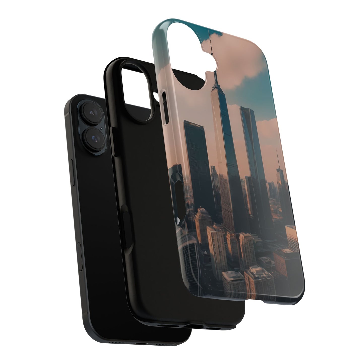 City Skylines Phone Case for iPhone 8–16 Pro Max, iPhone 8 Plus–13 Mini, iPhone XS–XS Max, iPhone 11–14 Pro Max - Designed by Thalia