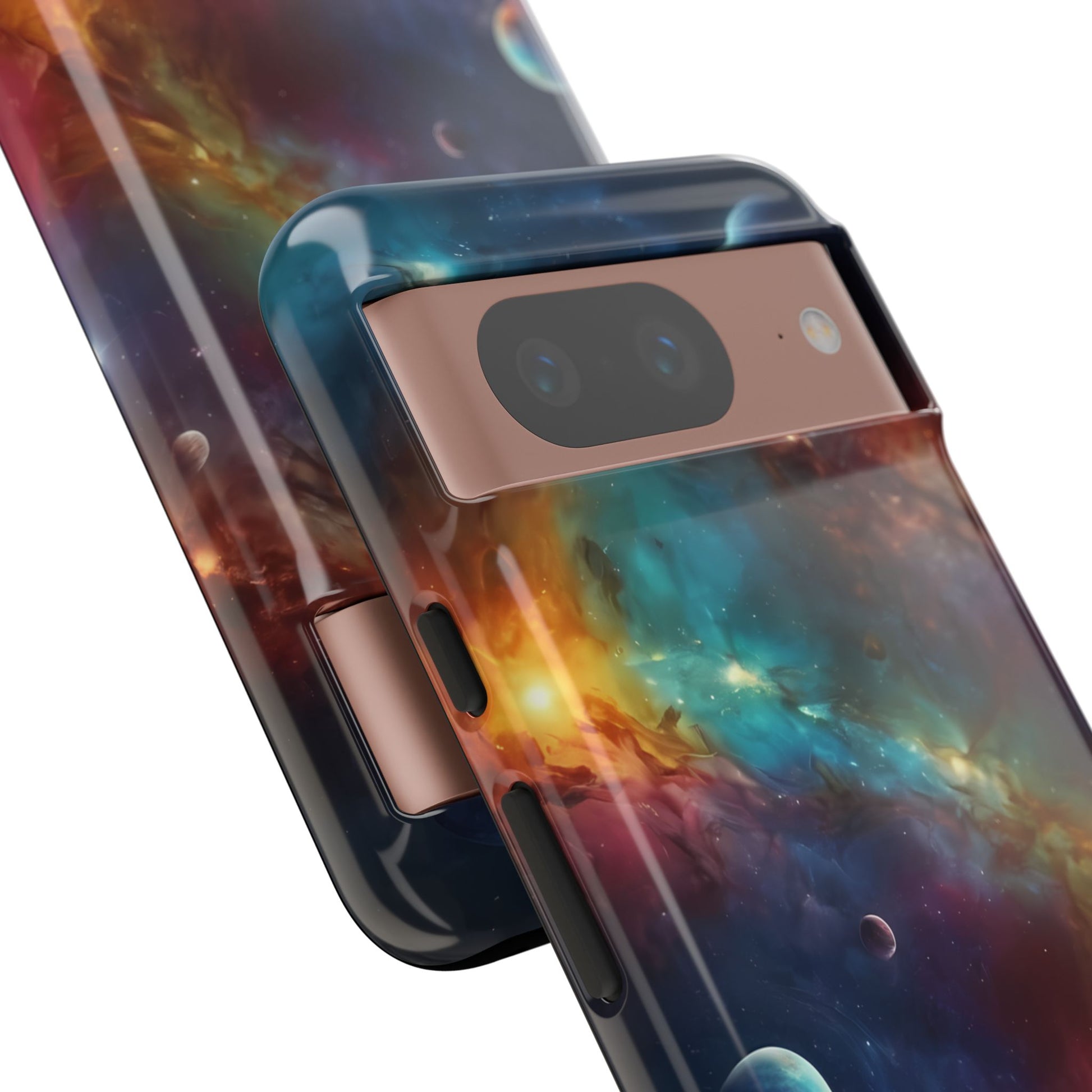 Cosmic Voyage Phone Case for iPhone 8–16 Pro Max, Pixel 5–8 Pro, Galaxy S10–S24 Ultra - Designed by Thalia