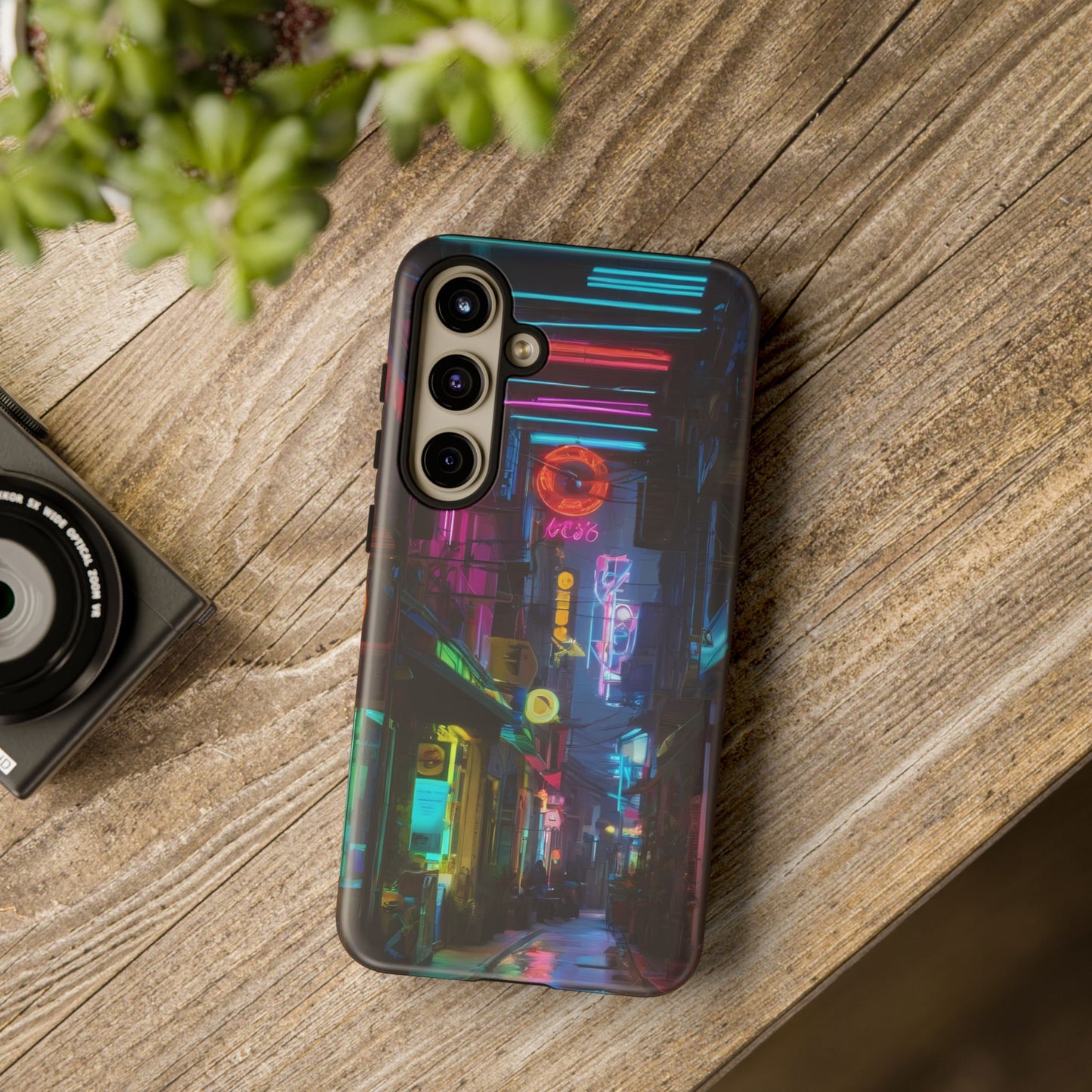 Electric Neon Custom Phone Case for Samsung Galaxy S10–S24 - Designed by Thalia