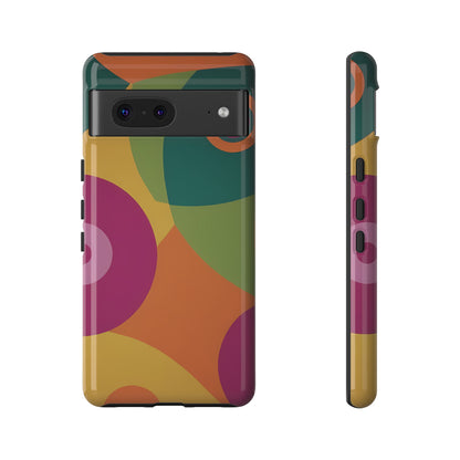 60s Retro Custom Phone Case for Google Pixel 8 Pro, Pixel 8, Pixel 7, Pixel 6 Pro, Pixel 6, Pixel 5 5G - Designed by Thalia