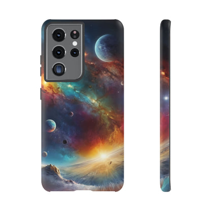 Cosmic Voyage Phone Case for iPhone 8–16 Pro Max, Pixel 5–8 Pro, Galaxy S10–S24 Ultra - Designed by Thalia