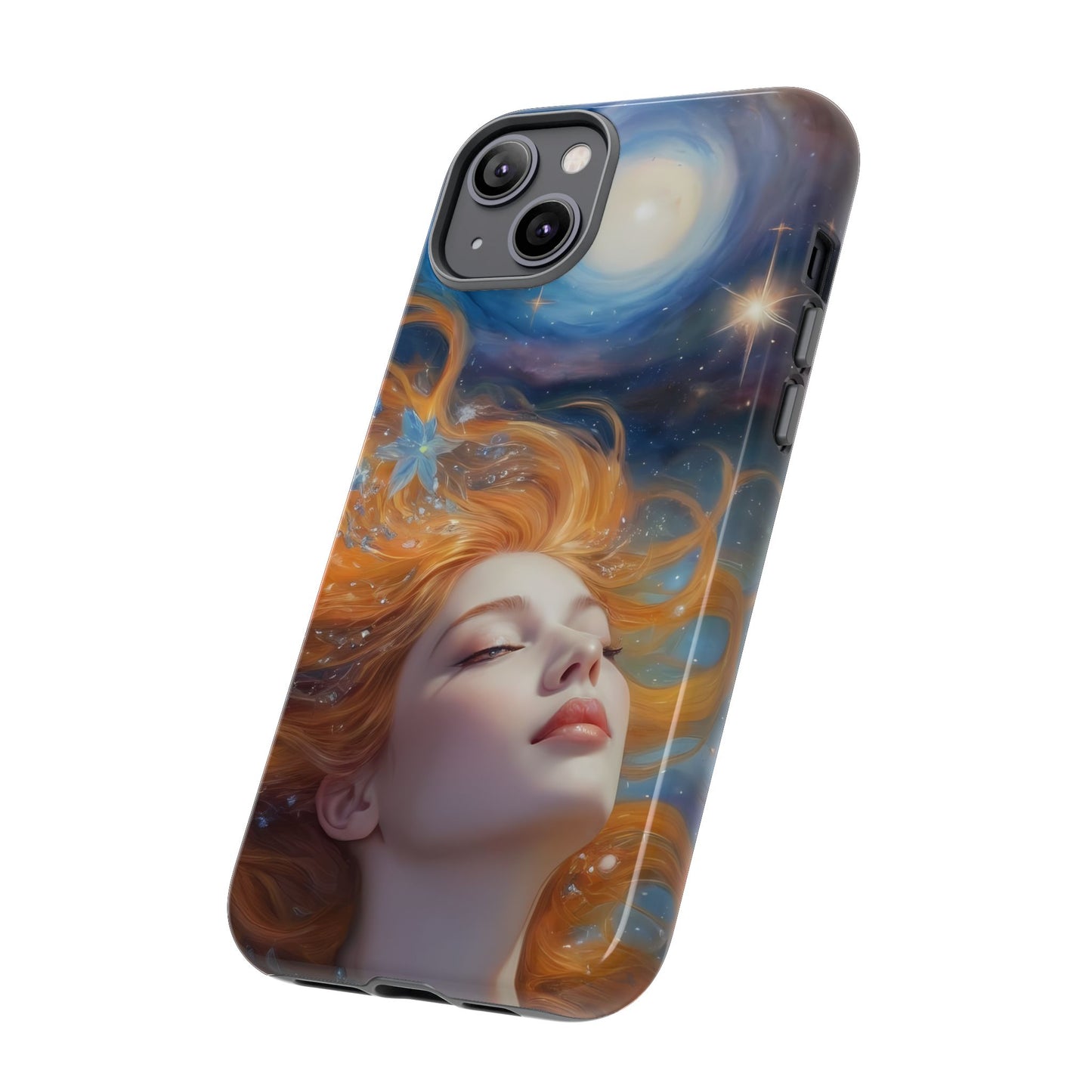 Celestial Dreams Custom Phone Case for iPhone 8–16 Pro Max, iPhone 8 Plus–13 Mini, iPhone XS–XS Max, iPhone 11–14 Pro Max - Designed by Thalia