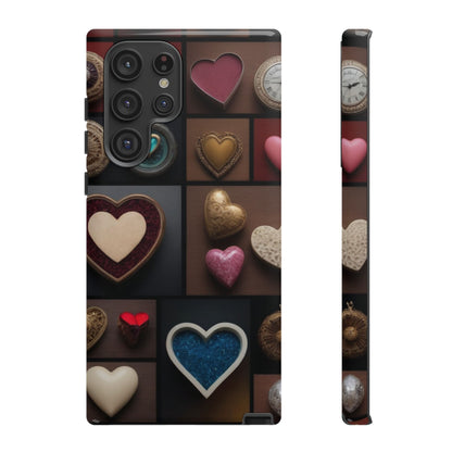 Love Button Phone Case for iPhone 8–16 Pro Max, Pixel 5–8 Pro, Galaxy S10–S24 Ultra - Designed by Thalia