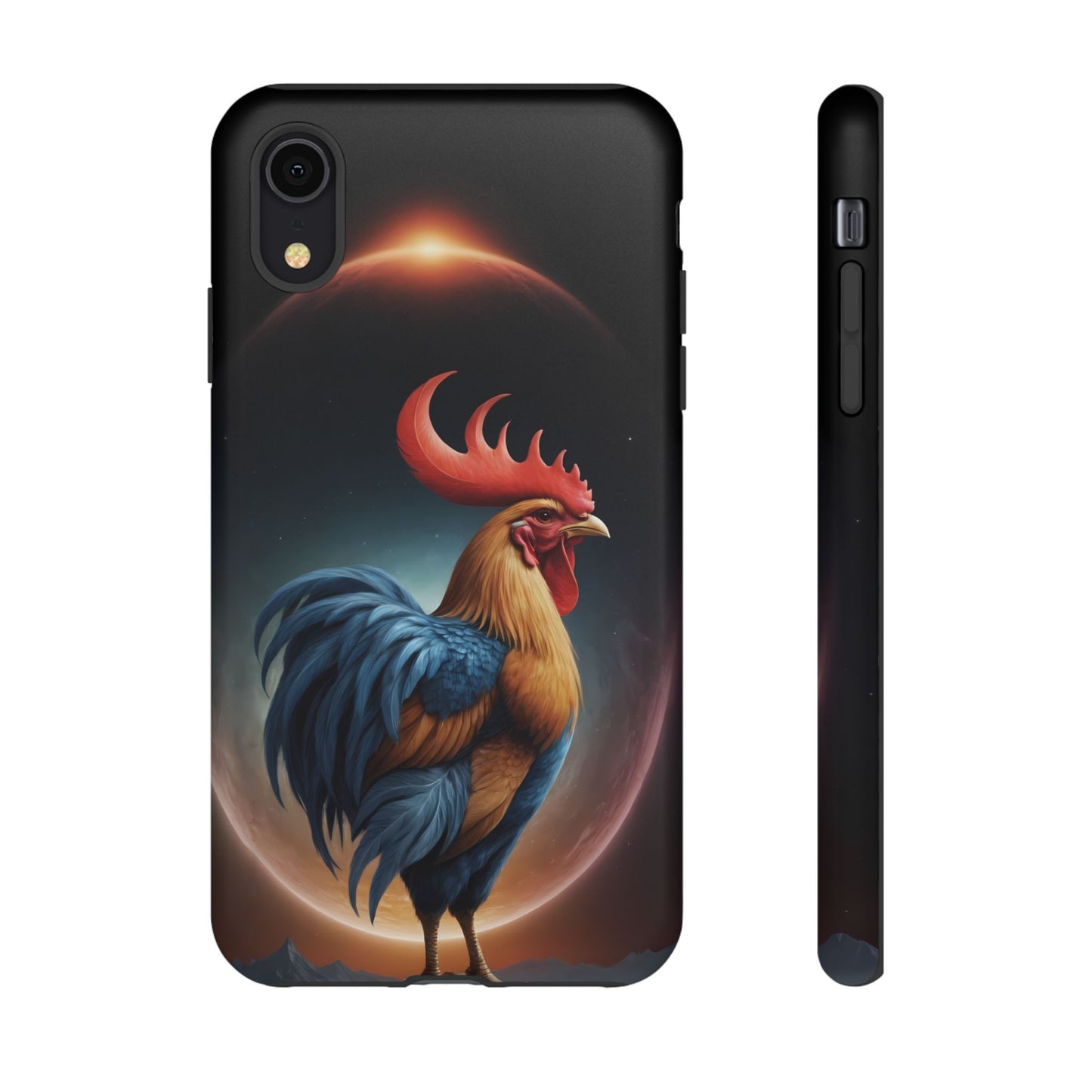 Chinese Zodiac Rooster Custom Phone Case for iPhone 8–16 Pro Max, Pixel 5–8 Pro, Galaxy S10–S24 Ultra - Designed by Thalia