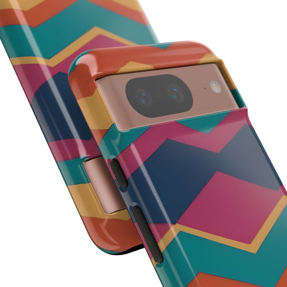 80s Retro Custom Phone Case for Google Pixel 8 Pro, Pixel 8, Pixel 7, Pixel 6 Pro, Pixel 6, Pixel 5 5G - Designed by Thalia