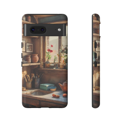 Vintage Vignettes Custom Phone Case for Google Pixel 8–Pixel 8 Pro, Pixel 7, Pixel 6 Pro, Pixel 6, Pixel 5 5G - Designed by Thalia