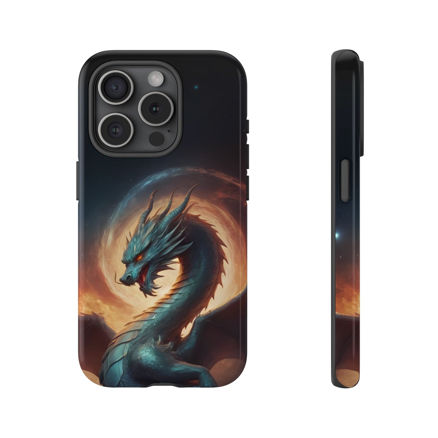 Chinese Zodiac Dragon Phone Case for iPhone 8–16 Pro Max, Pixel 5–8 Pro, Galaxy S10–S24 Ultra - Designed by Thalia