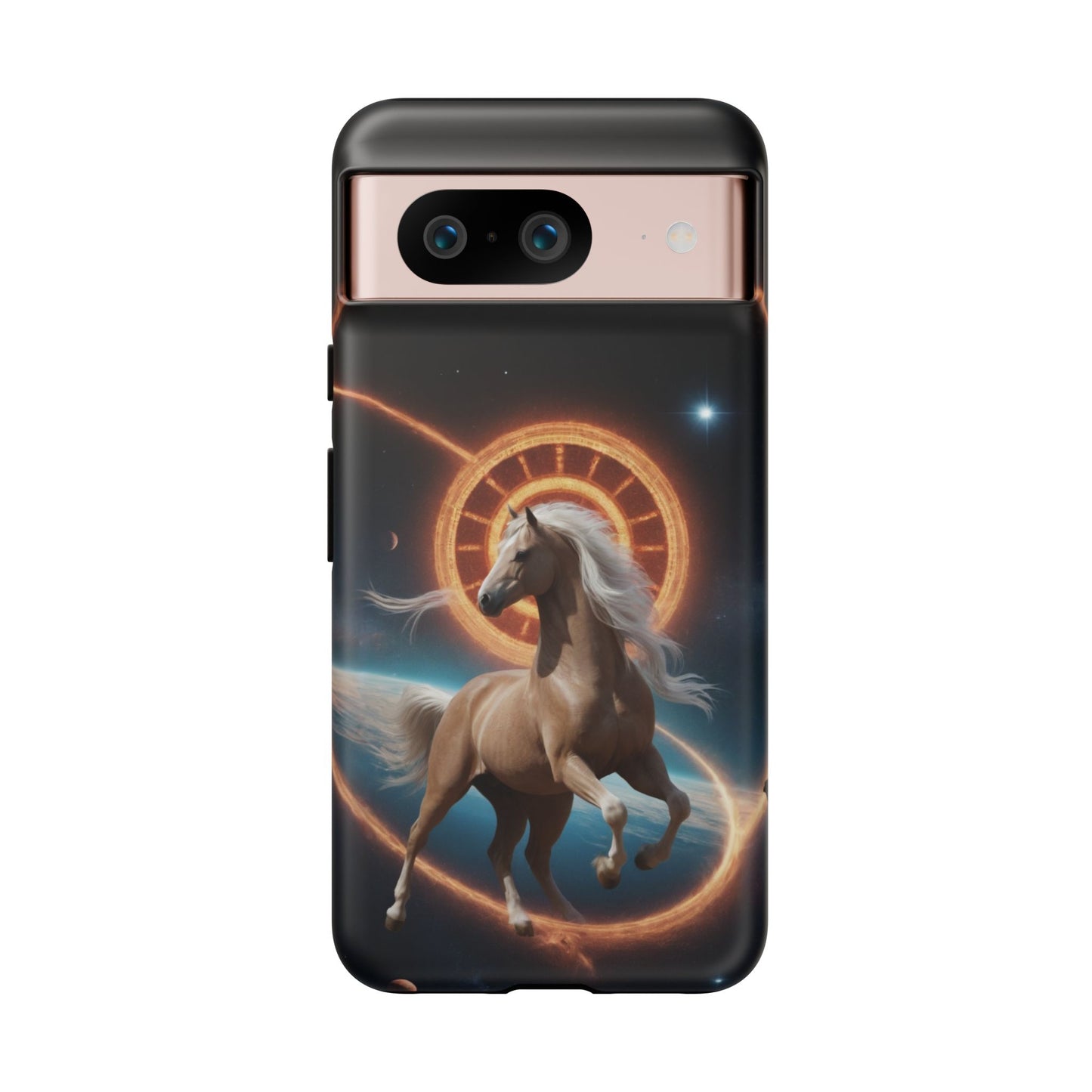 Chinese Zodiac Horse Custom Phone Case for iPhone 8–16 Pro Max, Pixel 5–8 Pro, Galaxy S10–S24 Ultra - Designed by Thalia