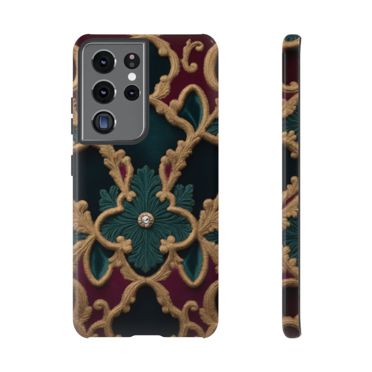 Velvet Luxe Phone Case for iPhone 8–16 Pro Max, Pixel 5–8 Pro, Galaxy S10–S24 Ultra - Designed by Thalia