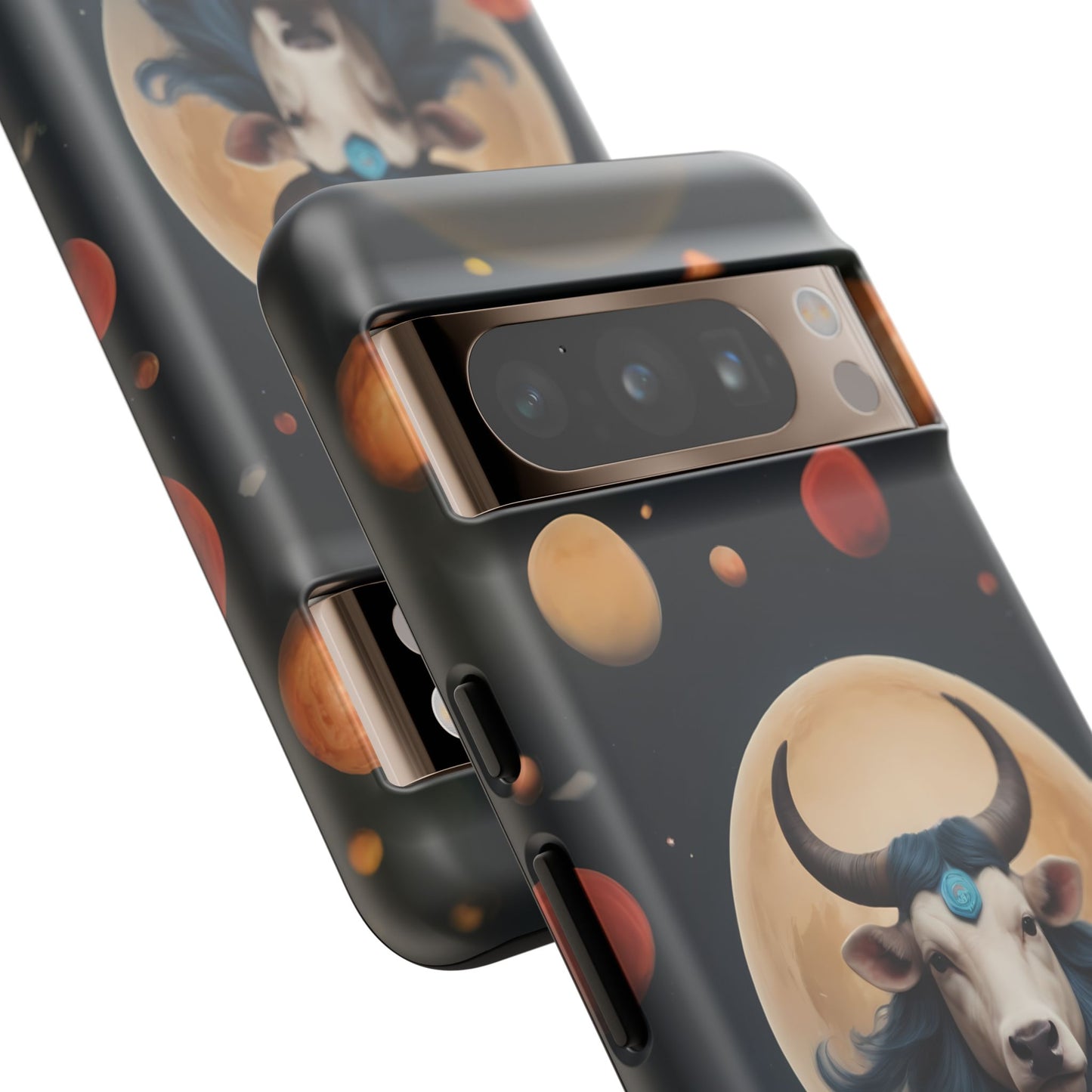 Chinese Zodiac Ox Phone Case for Google Pixel 8 Pro, Pixel 8, Pixel 7, Pixel 6 Pro, Pixel 6, Pixel 5 5G - Designed by Thalia