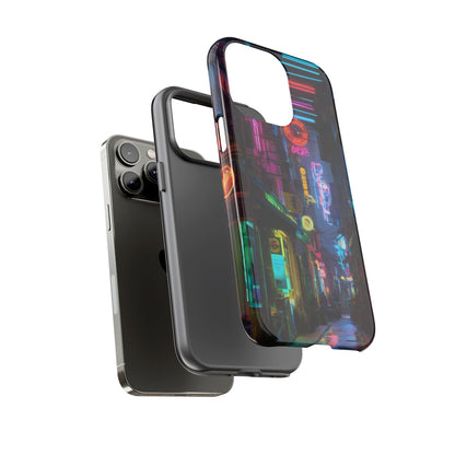 Electric Neon Phone Case for iPhone 8–16 Pro Max, iPhone 8 Plus–13 Mini, iPhone XS–XS Max, iPhone 11–14 Pro Max - Designed by Thalia