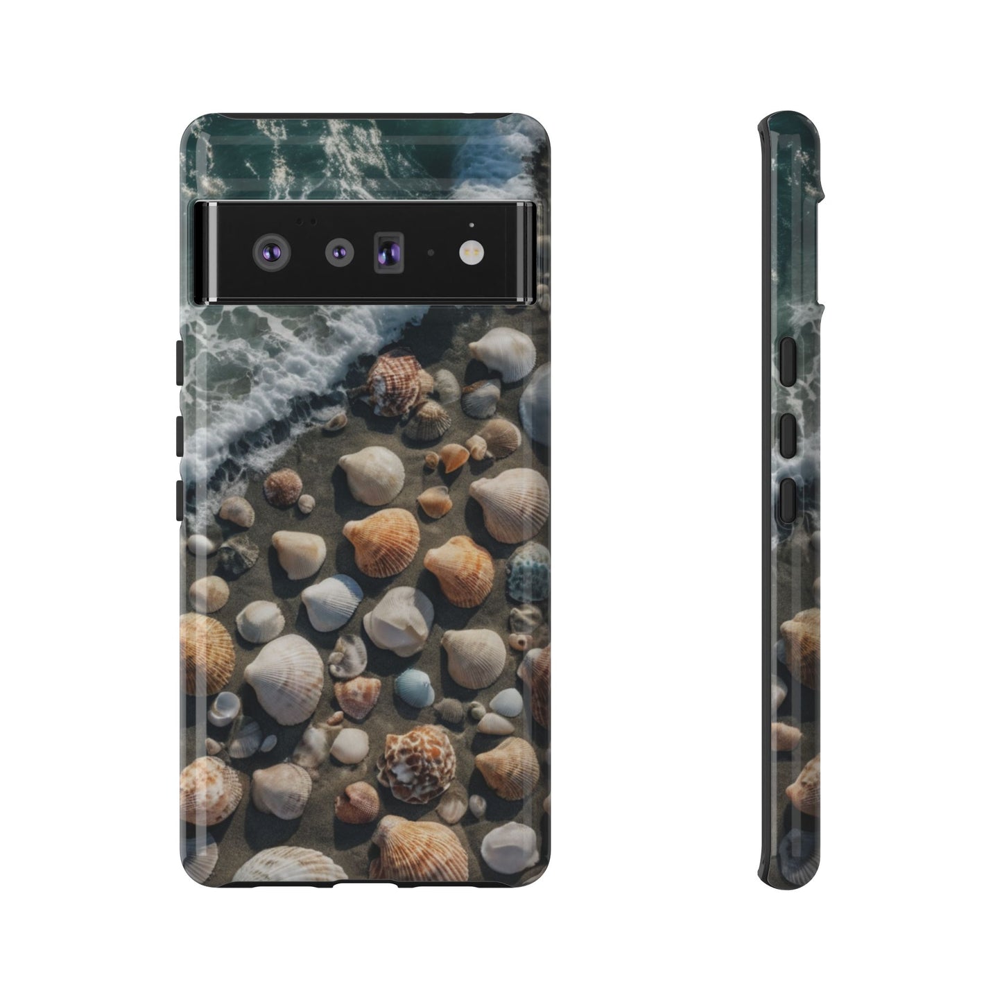 She Sells Sea Shells Phone Case for Google Pixel 8–Pixel 8 Pro, Pixel 7, Pixel 6 Pro, Pixel 6, Pixel 5 5G - Designed by Thalia