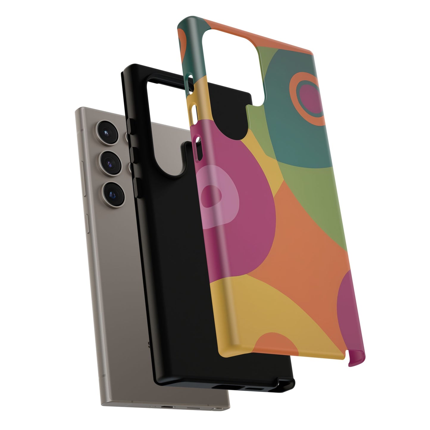 60s Retro Custom Phone Case for Samsung Galaxy S10–S24 Ultra - Designed by Thalia