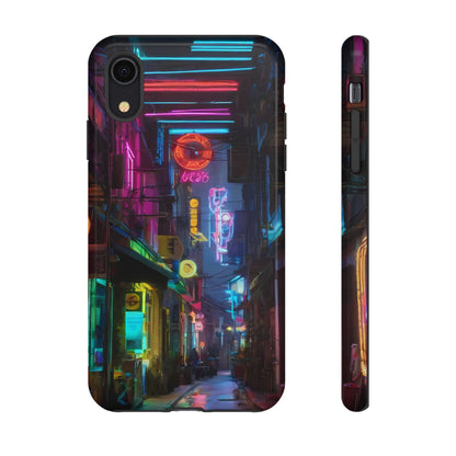 Electric Neon Phone Case for iPhone 8–16 Pro Max, iPhone 8 Plus–13 Mini, iPhone XS–XS Max, iPhone 11–14 Pro Max - Designed by Thalia