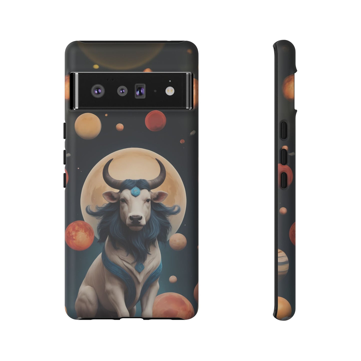 Chinese Zodiac Ox Phone Case for Google Pixel 8 Pro, Pixel 8, Pixel 7, Pixel 6 Pro, Pixel 6, Pixel 5 5G - Designed by Thalia