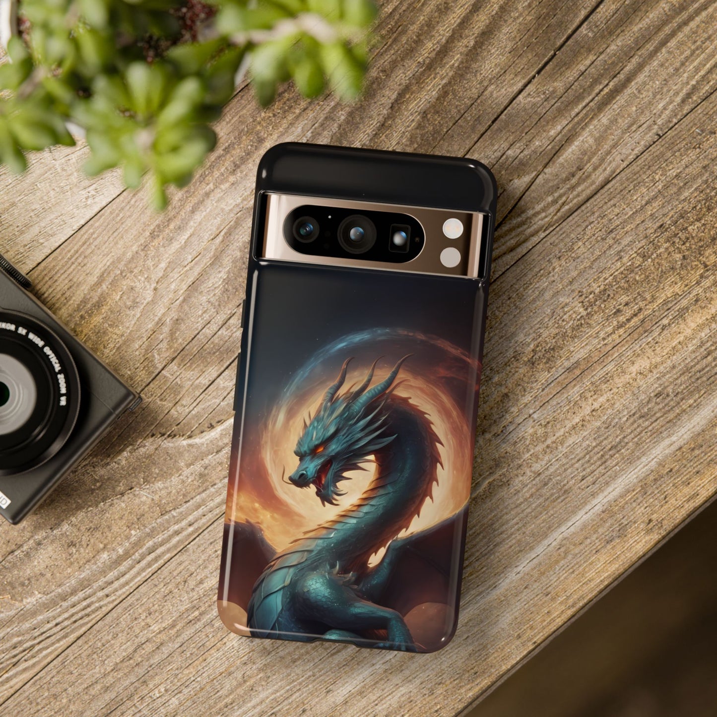 Chinese Zodiac Dragon Phone Case for iPhone 8–16 Pro Max, Pixel 5–8 Pro, Galaxy S10–S24 Ultra - Designed by Thalia