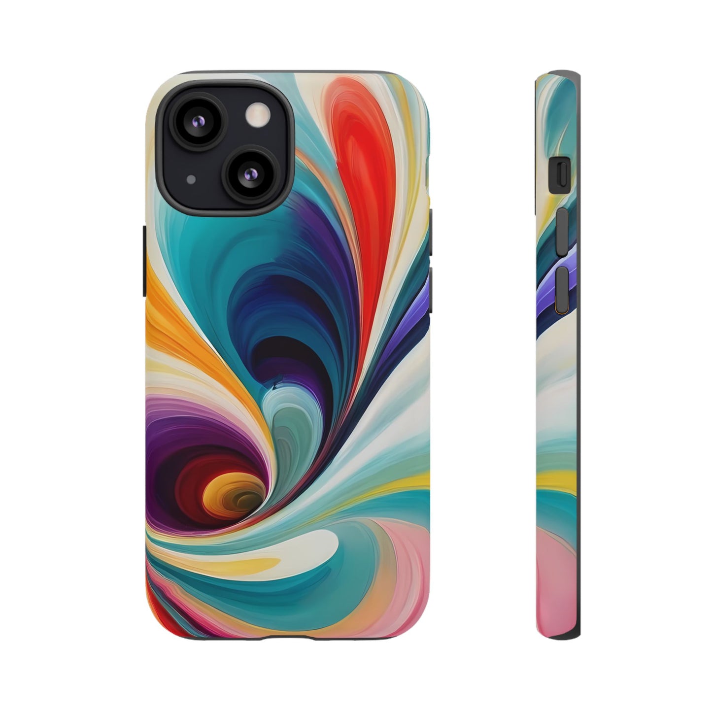 Abstract Elegance Phone Case for iPhone 8–16 Pro Max, Pixel 5–8 Pro, Galaxy S10–S24 Ultra - Designed by Thalia