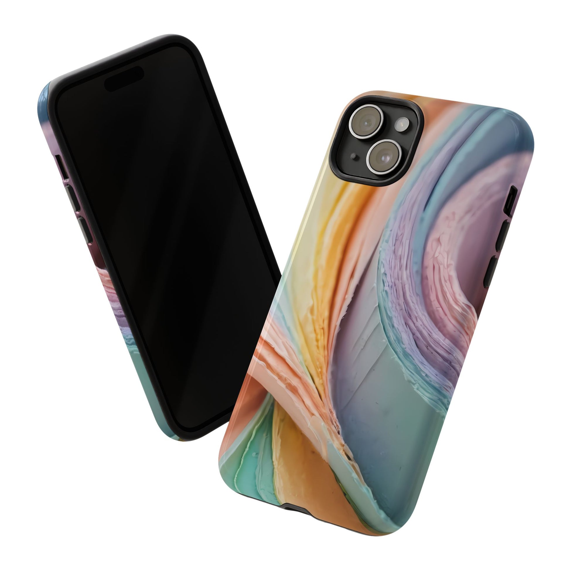 Pastel Perfection Stylish Unique UV Protected Phone Case for iPhone 8–16 Pro Max, iPhone 8 Plus–13 Mini, iPhone XS–XS Max, iPhone 11–14 Pro Max - Designed by Thalia