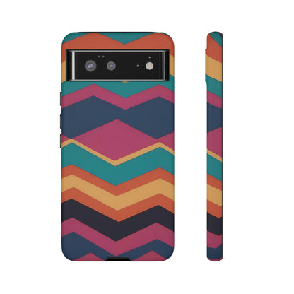 80s Retro Custom Phone Case for Google Pixel 8 Pro, Pixel 8, Pixel 7, Pixel 6 Pro, Pixel 6, Pixel 5 5G - Designed by Thalia