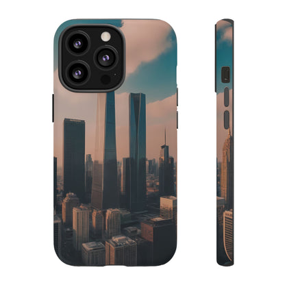 City Skylines Phone Case for iPhone 8–16 Pro Max, iPhone 8 Plus–13 Mini, iPhone XS–XS Max, iPhone 11–14 Pro Max - Designed by Thalia