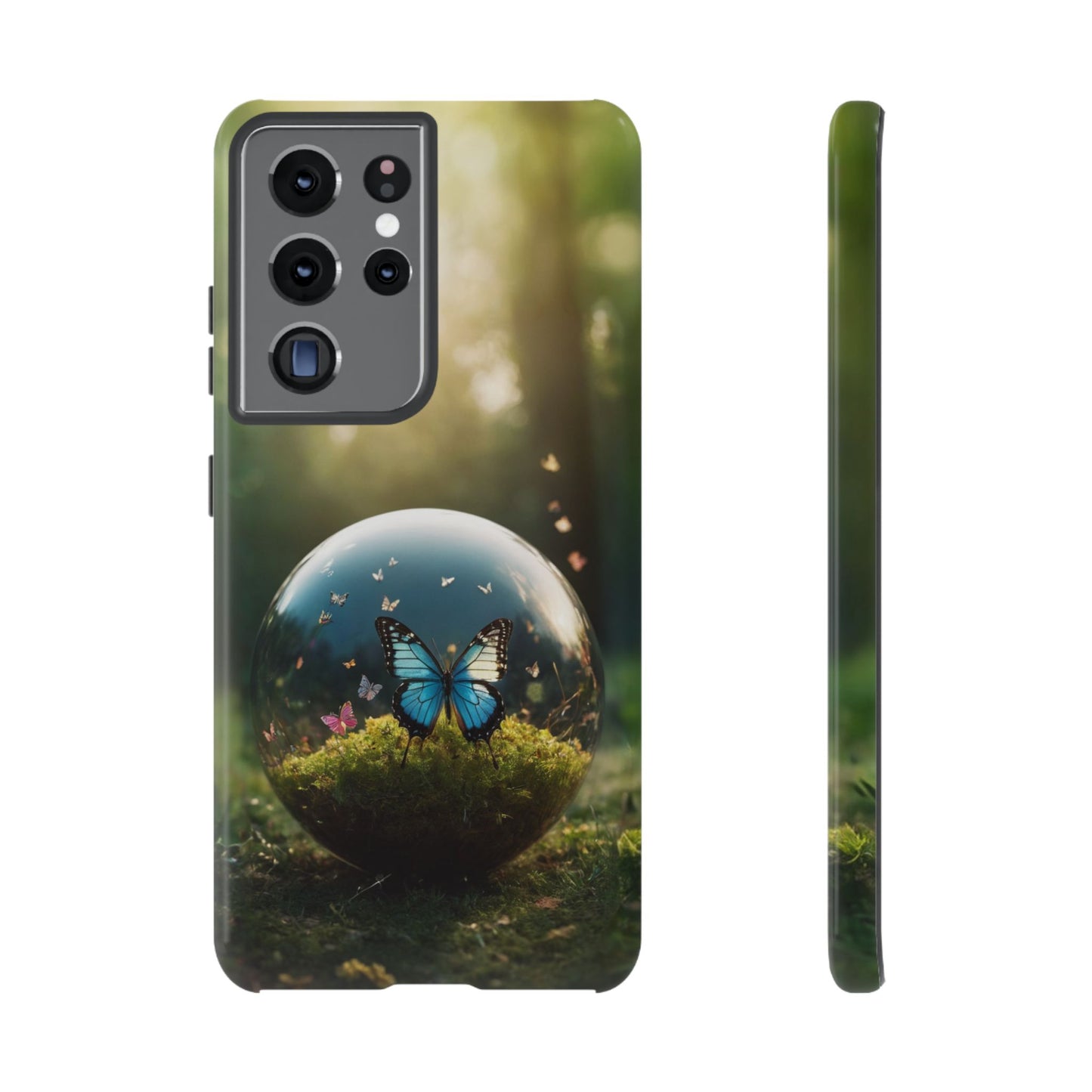 Butterfly Ball Custom Phone Case for Samsung Galaxy S10–S24 Ultra – Stylish, Unique & UV Protected - Designed by Thalia