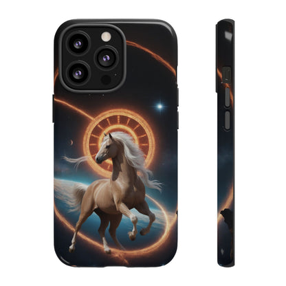 Chinese Zodiac Horse Custom Phone Case for iPhone 8–16 Pro Max, Pixel 5–8 Pro, Galaxy S10–S24 Ultra - Designed by Thalia