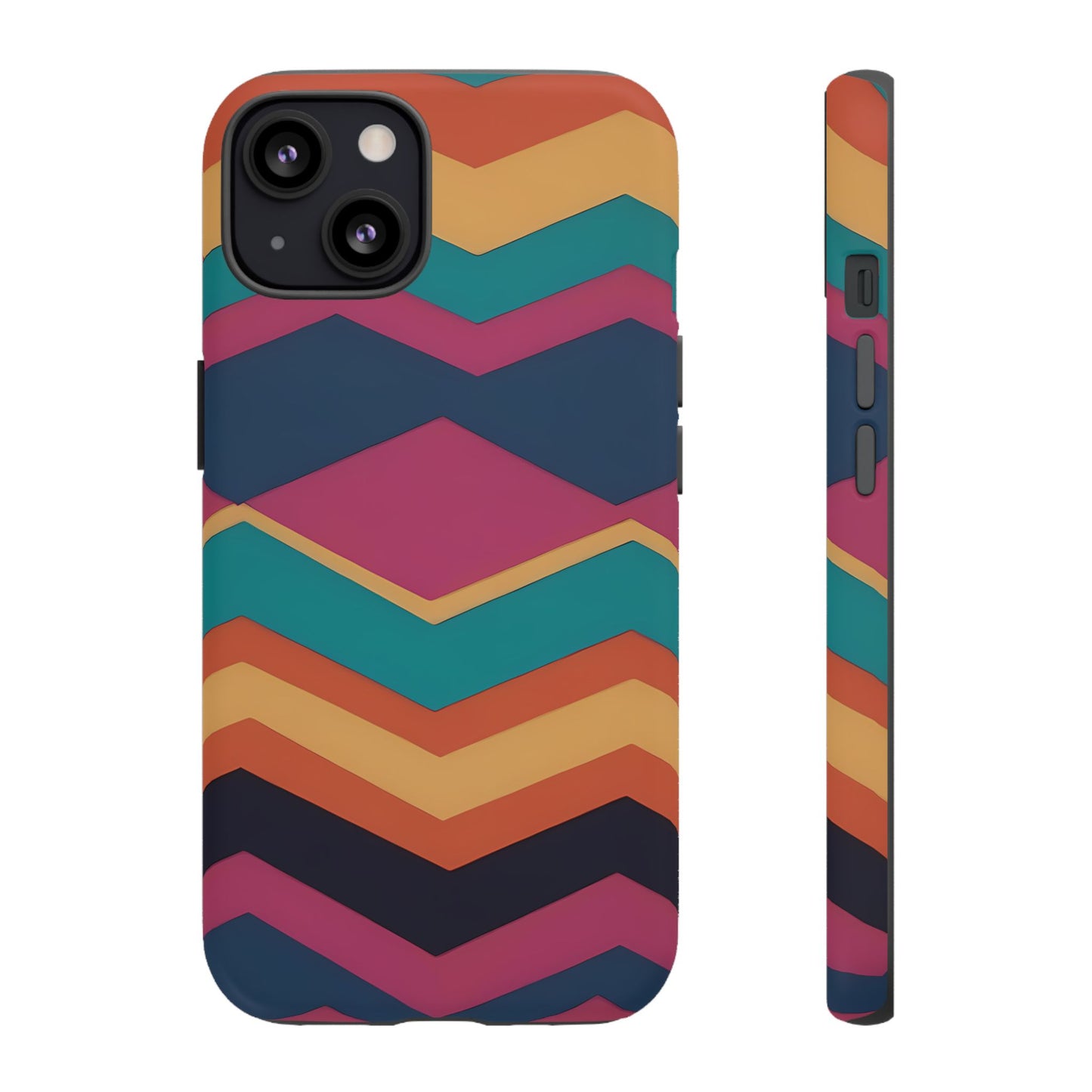 80s Retro Phone Case for iPhone 8–16 Pro Max, iPhone 8 Plus–13 Mini, iPhone XS–XS Max, iPhone 11–14 Pro Max - Designed by Thalia