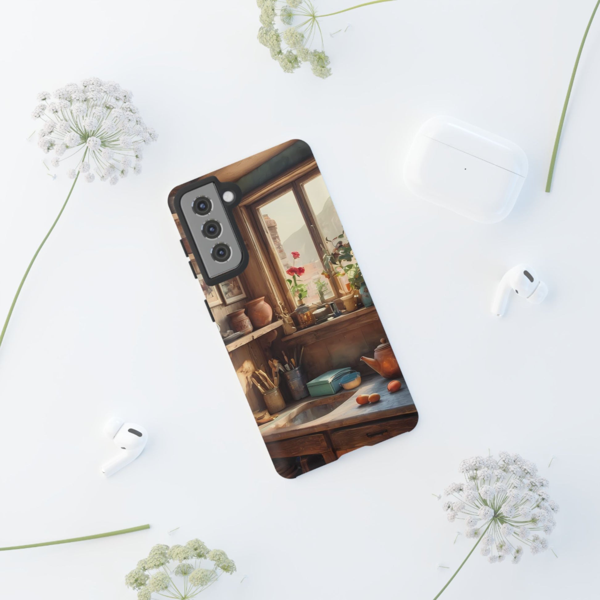 Vintage Vignettes Custom Phone Case for Samsung Galaxy S10–S10 Plus, S20–S20 Ultra, S21, S22, S23, S24 Ultra - Designed by Thalia