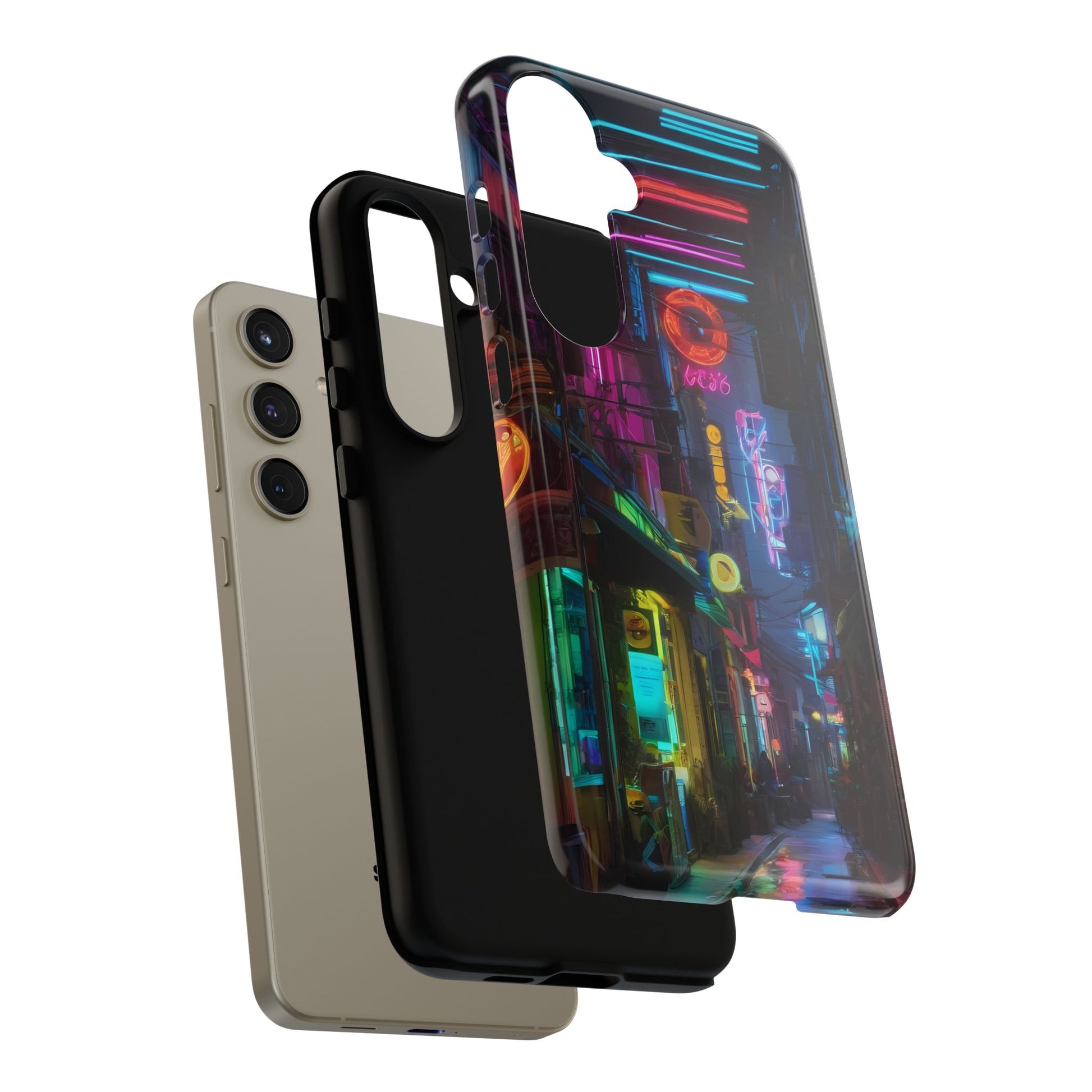 Electric Neon Custom Phone Case for Samsung Galaxy S10–S24 - Designed by Thalia