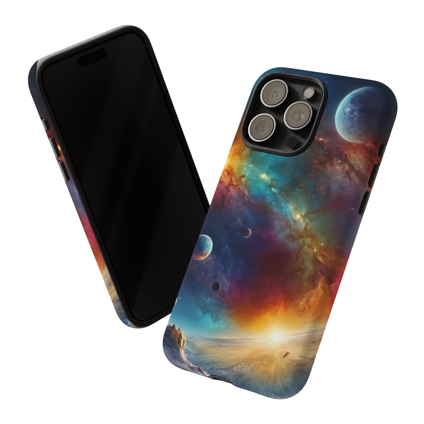 Cosmic Voyage Phone Case for iPhone 8–16 Pro Max, Pixel 5–8 Pro, Galaxy S10–S24 Ultra - Designed by Thalia