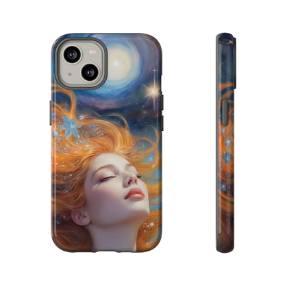 Celestial Dreams Custom Phone Case for iPhone 8–16 Pro Max, iPhone 8 Plus–13 Mini, iPhone XS–XS Max, iPhone 11–14 Pro Max - Designed by Thalia